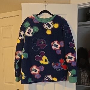 Disney Sherpa Mickey Mouse Women Sweater